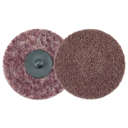 Weiler 3" Non-Woven Surface Conditioning Disc, Button Style, AO -Medium 51534